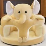 Premium Velvet Soft Plush Baby Sofa Anti-Fall  - Ergonomic Sitting Support Chair for Infants - Image 10