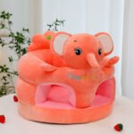 Premium Velvet Soft Plush Baby Sofa Anti-Fall  - Ergonomic Sitting Support Chair for Infants - Image 21