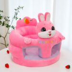 Premium Velvet Soft Plush Baby Sofa Anti-Fall  - Ergonomic Sitting Support Chair for Infants - Image 22