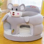 Premium Velvet Soft Plush Baby Sofa