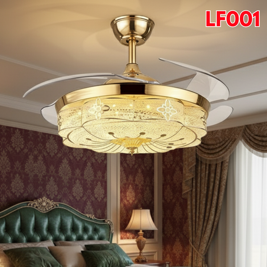 High-Quality LED Smart Ceiling Fan with Light