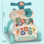 Premium Baby Toddler Walker with Early Learning Activity Center - 48cm Height - Image 2