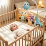 Musical Baby Bed Bell Crib Mobile With Rotating Hanging Toys