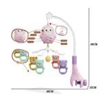 Musical Baby Bed Bell Crib Mobile With Rotating Hanging Toys - Image 4