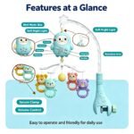 Musical Baby Bed Bell Crib Mobile With Rotating Hanging Toys - Image 3